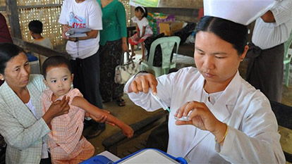 Myanmar Health Care and Vaccinations