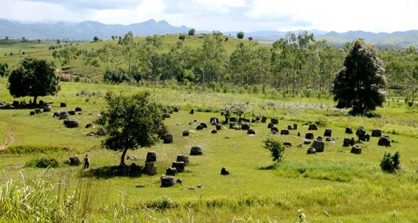 The whole view of Plain of Jar