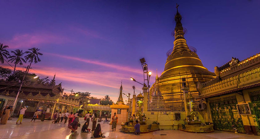 Botataung Temple, an interesting sights in Yangon