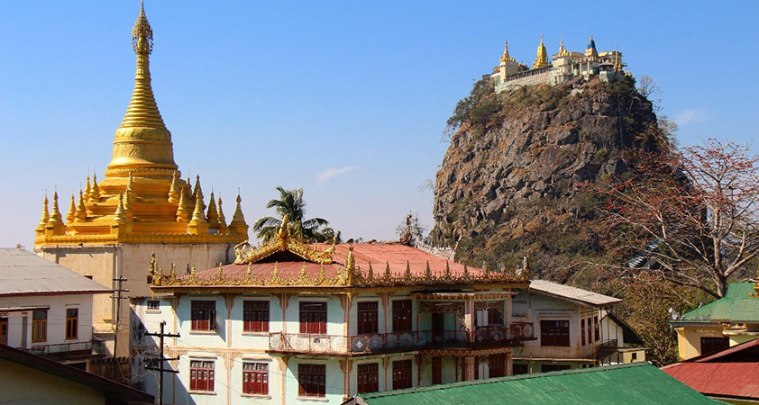 Mount Popa has a legend