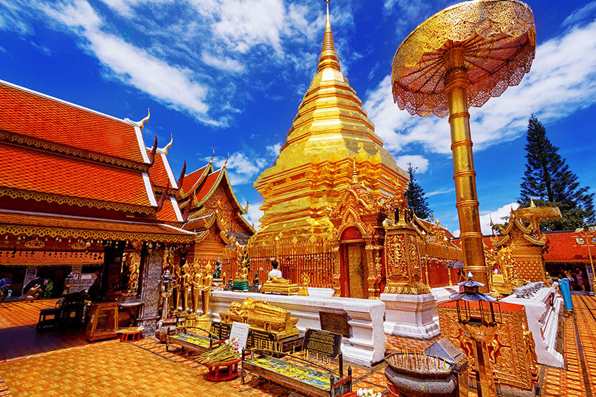 Wat Phra That Doi Suthep temple in Chiang Mai