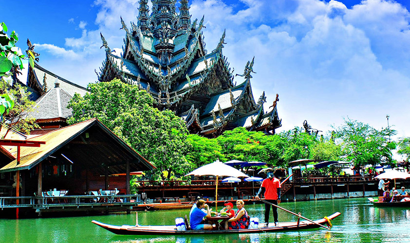 A cruise trip to Sanctuary of Truth