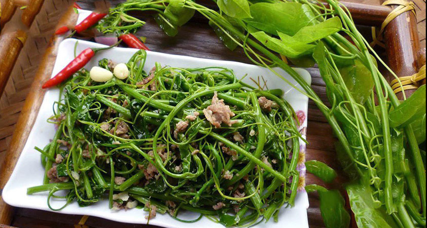 Mountainous vegetables deepen our appreciation for local cooks