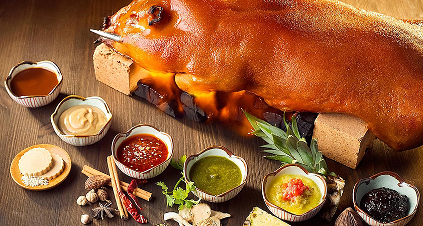 The meat is especially sweet and flavoring due to a complex recipe