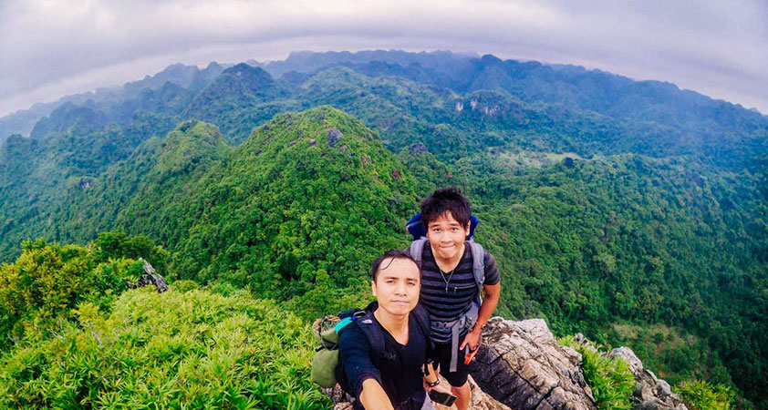 Conquering Ngu Lam Mountain Peak is a memorable experience