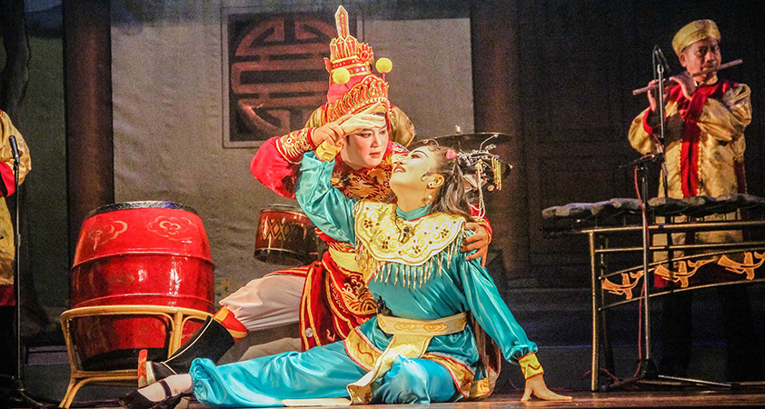 Vietnam traditional types of art are presented here