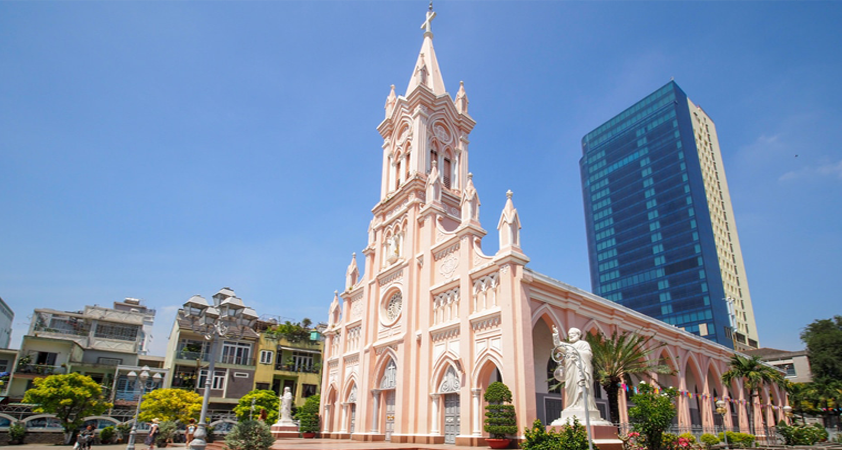 The architecture follows the Gothic style