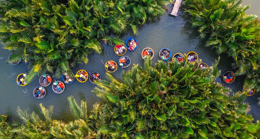The village is famous for wide area of coconuts