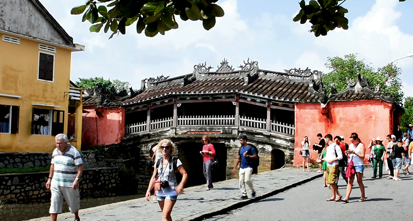 It is the only Japanese construction left in Hoi An