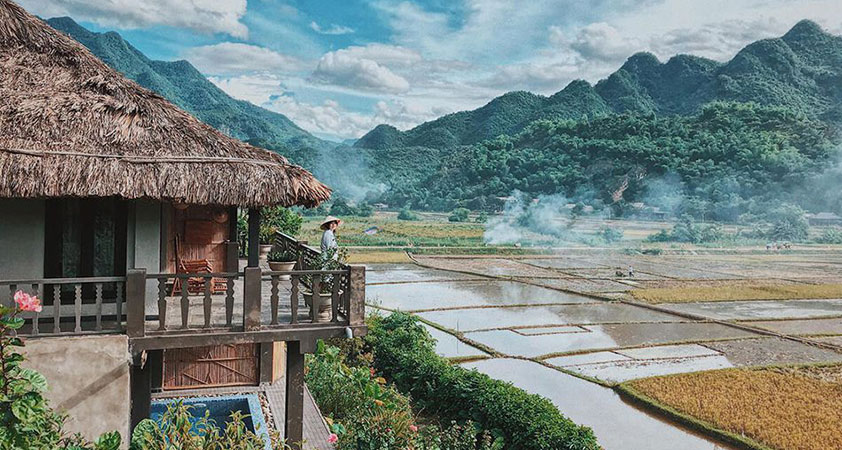Enjoy the peaceful atmosphere of Lac Village