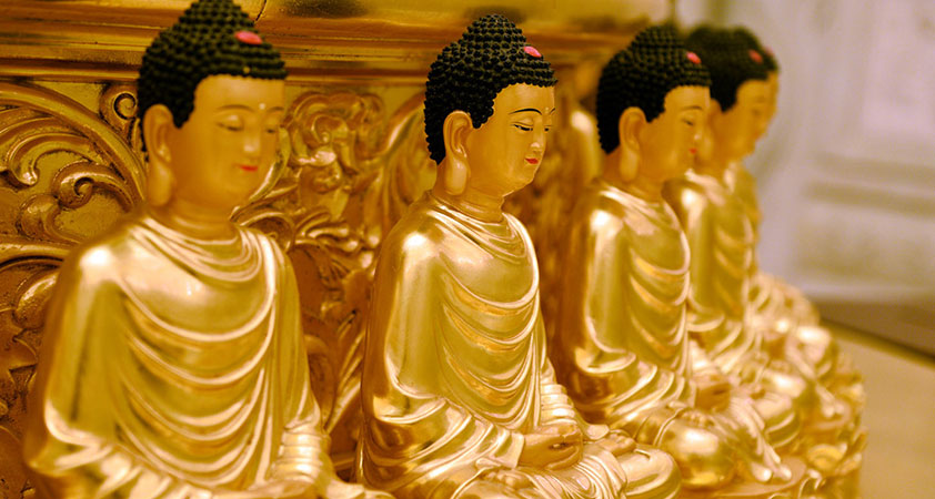 The pagoda is recorded to have the greatest number of arhat statues in Vietnam