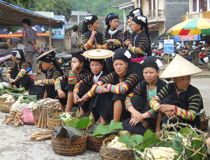 Pho Doan Market still keeps typical features of a mountainous market