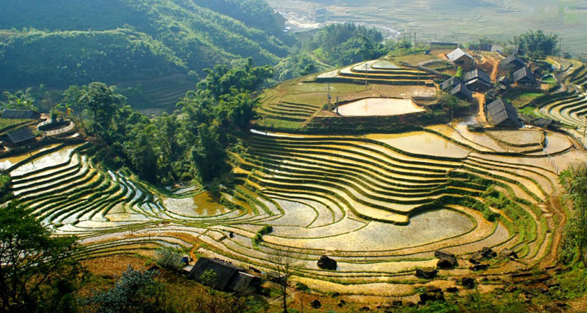 The ideal time for trekking trip in Ta Van village is from September to November
