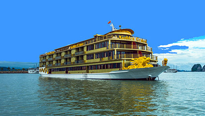 Golden Junk on Halong Bay | 3 days 2 nights