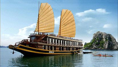 Halong Sails Junk on Halong Bay | 2 days 1 night