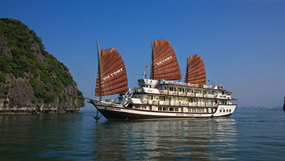 Victory Junk on Halong Bay | 2 days 1 night