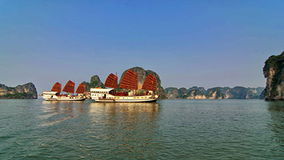 Red Dragon Junk on Halong Bay | 3 days 2 nights