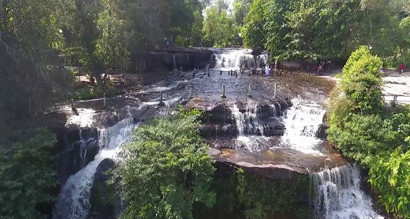 The Waterfall in Phnom Kulen