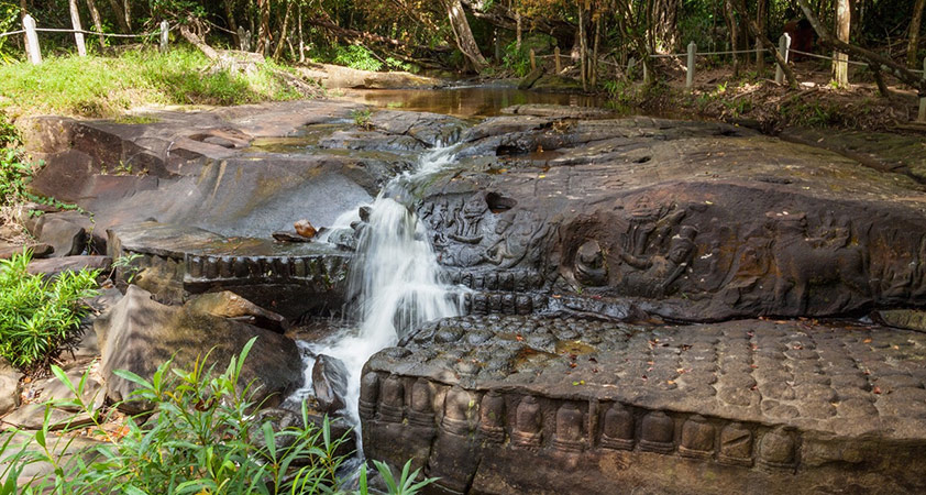 Waterfalls in Kbal Spean