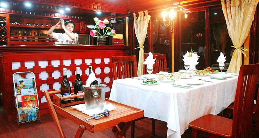  A delicious dinner with seafood