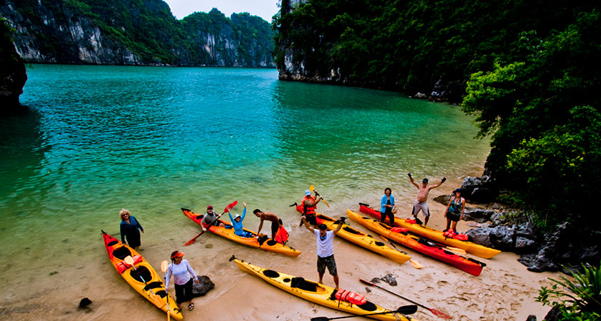 Kayaking area - Cap La Island