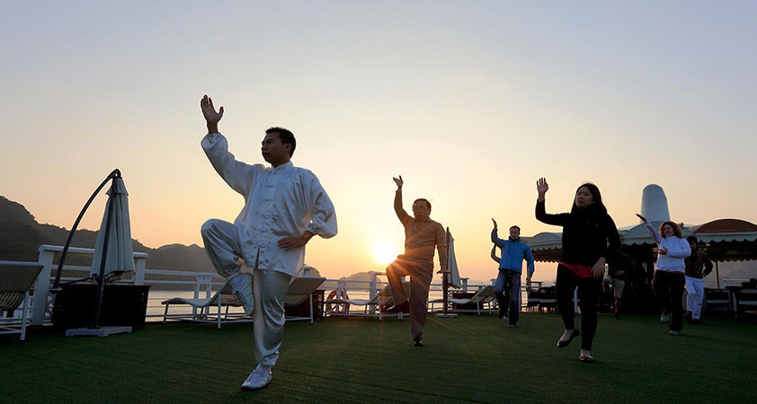 Tai Chi class