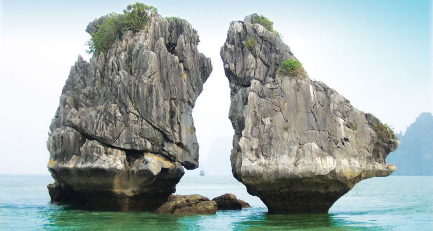 The fascinating rock formations