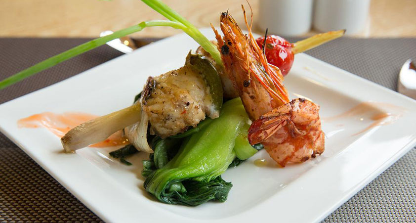 Enjoy delicious local food