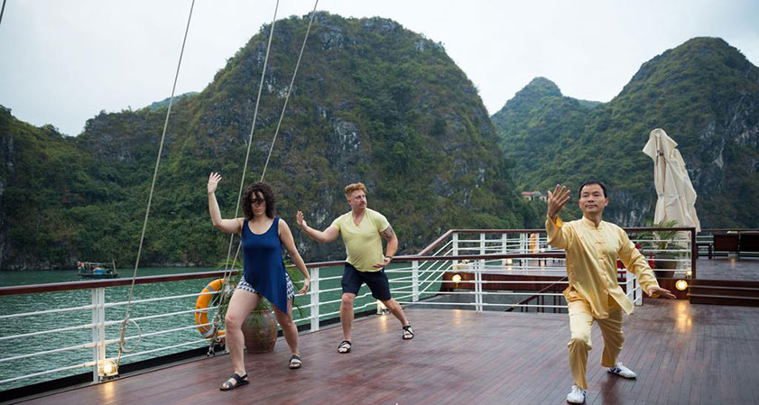 Tai Chi on Sundeck