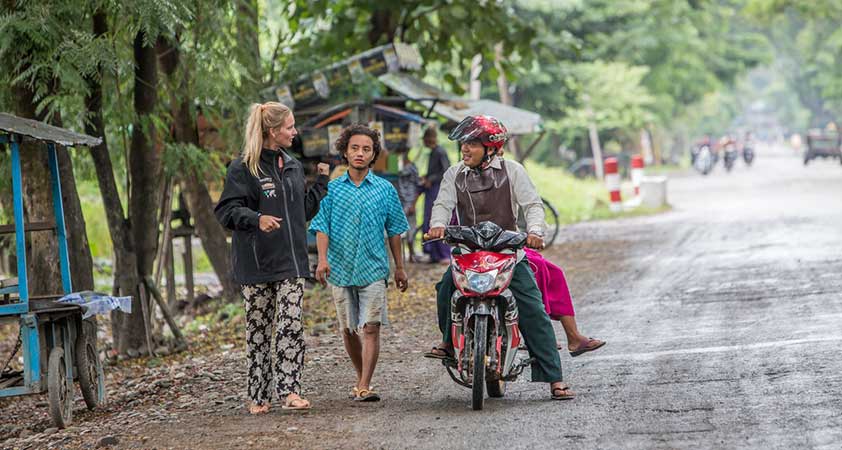 Take a visit to a village at Kalaymyo