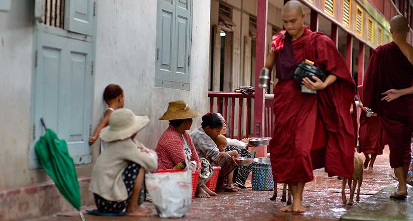 A typical feature in Bagan as well as in Myanmar