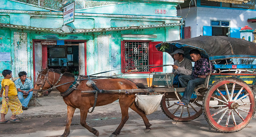 Colonial town of Katha