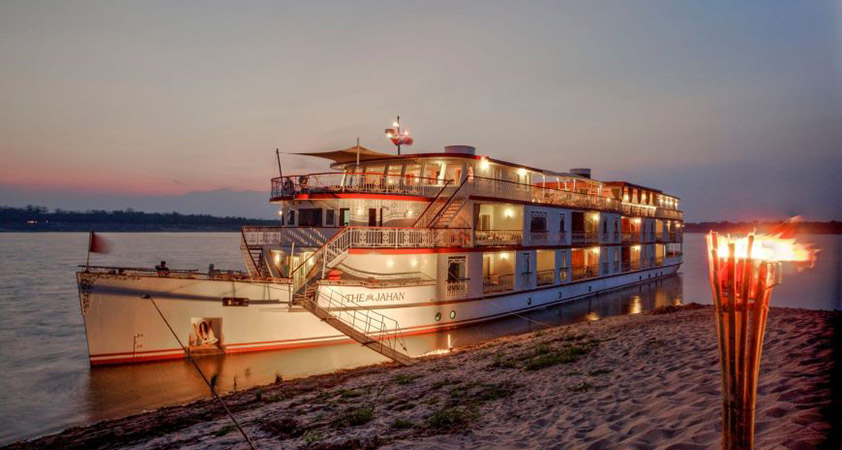 Mekong River at night