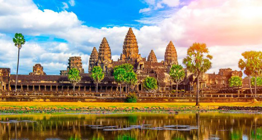 Sunrise at Angkor temples