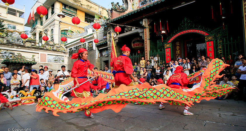 Festival at China town in Ho Chi Minh city 
