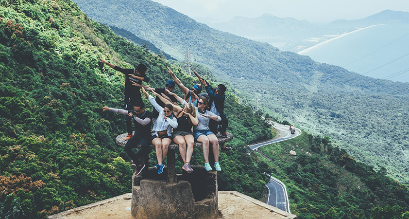 Check in Hai Van pass
