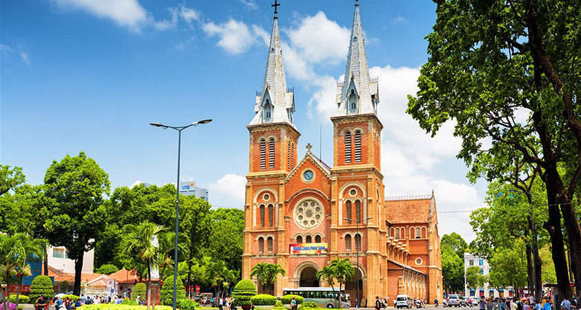 Notre Dame Cathedral in Saigon