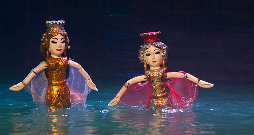 Water puppet show in Hanoi