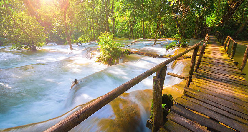 Tad Sae Waterfall