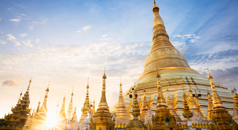 The beauty of Yangon city