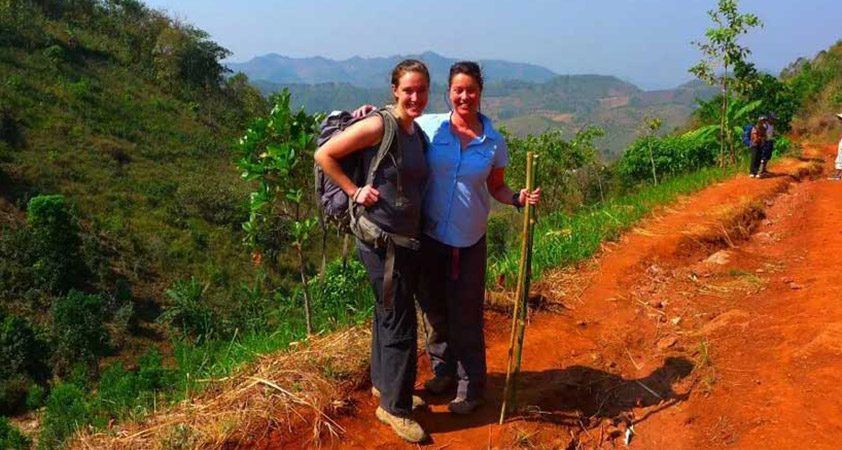 Go on a trekking trip through Myanmar