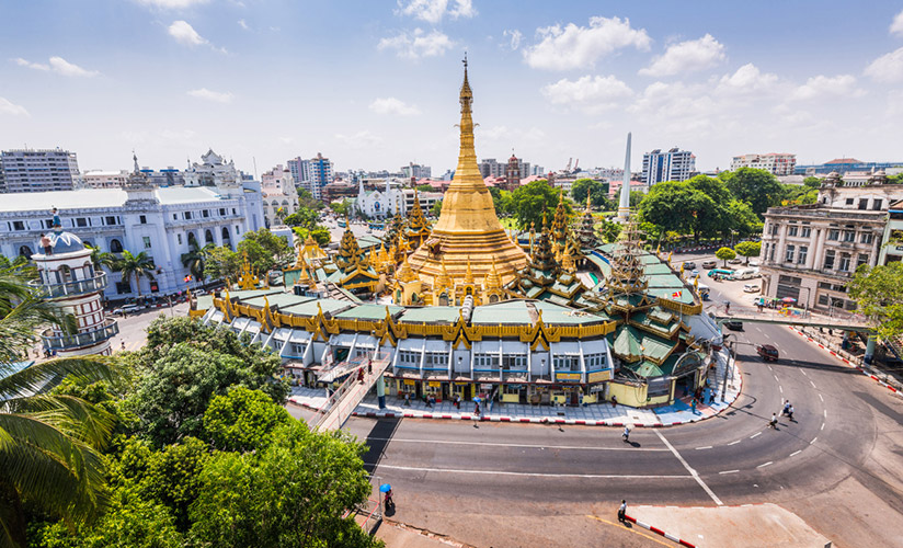 Enjoy the beauty of Yangon in the early morning