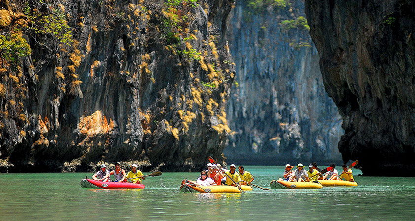 Kayaking in Phang Nga Bay