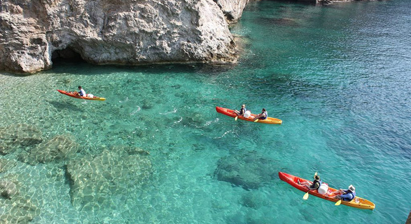 Go kayaking on Halong Bay is one of the most interesting activities here