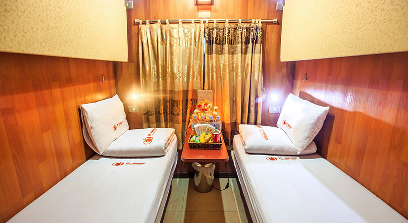 Going to Sapa by modern train from Hanoi