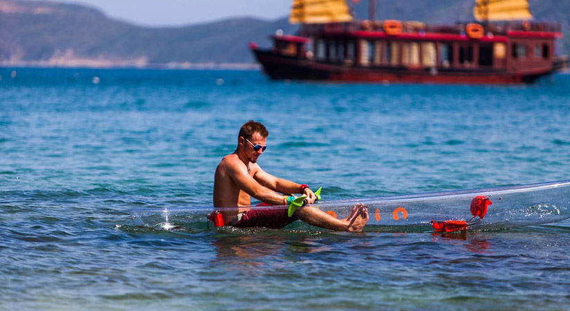 You start your cruise trip to see the spectacular landscape of Nha Trang Bay
