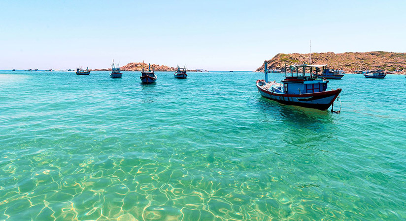 Enjoy your last day on Quy Nhon beach before coming back to Ho Chi Minh city 