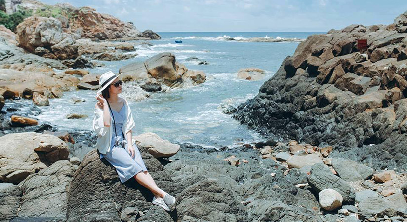 Check in on Ky Co beautiful beach of Quy Nhon