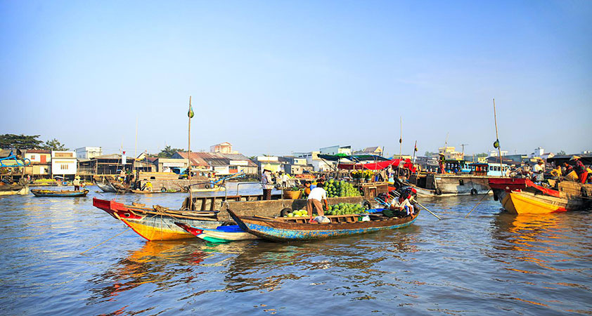 Cai Rang floating market