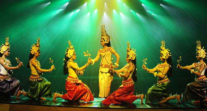 Apsara dance music program